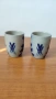 *M.Schilz* Германия голяма кана и две чаши - солна керамика, снимка 8