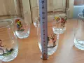 ретро стъклени чаши детски мотиви , снимка 5
