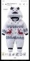 Космонавт бебешки космонавтче гащеризон коледен, снимка 1 - Бебешки ескимоси - 31551450