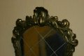Старинно Стенно Огледало Свещник Електрифицирано Позлата, снимка 4