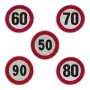 Светлоотразителни Ограничителни стикери за скорост Лепенки Скорост, снимка 1