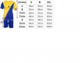 Екип за футбол/ волейбол/ хандбал, фланелка с шорти тъмно синьо и жълто. , снимка 2