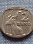 Монета 2 ранд 1990г. Южна Африка рядка за КОЛЕКЦИОНЕРИ 41140, снимка 6