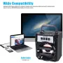 Мини Bluetooth тонколона 1TECH, Hands-Free, MicroSD/TF, AUX, микрофон, червена, снимка 5