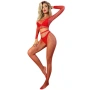 Еротичен комплект 2 части в червено - модерна визия и съблазнителен стил, снимка 3