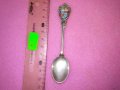 TEGERNSEE СТАРА НЕМСКА КОЛЕКЦИОНЕРСКА ЕМАЙЛИРАНА СРЕБЪРНА ЛЪЖИЧКА За КАФЕ СРЕБРО 800 REU ПРОБА 42997, снимка 10