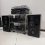 🔊Ретро аудио сет TECHNICS - ресийвър, CD плеър, дек, грамофон и аудио шкаф🔉, снимка 7