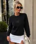 Calvin Klein Дамска Блуза С Дълъг Ръкав Келвин Клайн - 2 Цвята Код PAO-32, снимка 2
