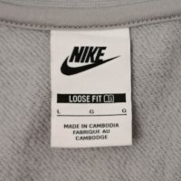 Nike Sportswear Sweatshirt оригинално горнище L Найк спорт памук, снимка 3 - Спортни екипи - 39278783