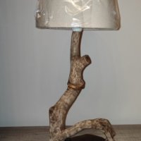 Настолна лампа в стил Driftwood, снимка 1 - Настолни лампи - 39946789