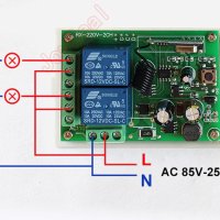 Двуканално реле 12V - 220V + дистанционно управление, модул, снимка 6 - Друга електроника - 42855861