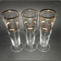 Лот: три красиви високи чаши, снимка 1 - Чаши - 29618120