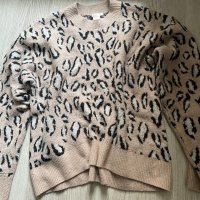 Блуза Н&М леопардов принт, снимка 2 - Блузи с дълъг ръкав и пуловери - 34961679