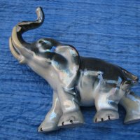 Порцеланова фигурка статуетка слон, снимка 2 - Антикварни и старинни предмети - 35487549