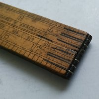 Стара измервателна линийка , снимка 6 - Антикварни и старинни предмети - 31055262