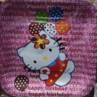 Hello Kitty Коте Кити 10 бр парти чинии чинийки, снимка 4 - Чинии - 18226153