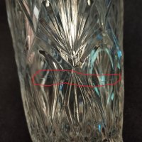 Кристална ваза за голям букет, снимка 4 - Вази - 30779772