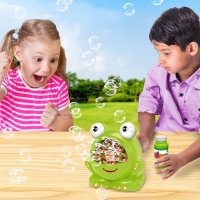 Детска играчка за сапунени балочнета с формата на жаба, снимка 3 - Други - 37659467