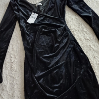 Елегантна рокля марка MGO.Черна., снимка 1 - Рокли - 44640081