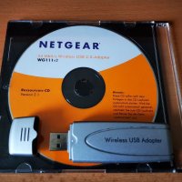 WiFi мрежов USB адаптер Netgear , снимка 2 - Мрежови адаптери - 31234958