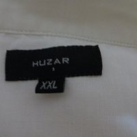 Мъжка риза с къс ръкав от лен Huzar, снимка 4 - Ризи - 36794783