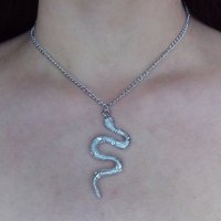 Колие със змия, снимка 1 - Колиета, медальони, синджири - 32024158