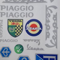 Лепенки - стикери Piaggio / Vespa, снимка 1 - Части - 39652557