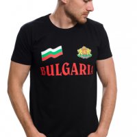 Нова мъжка тениска с трансферен печат България, знаме и герб, снимка 5 - Тениски - 29889449