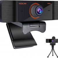 Уеб камера с микрофон 1080P Full HD внос от Германия налични 3 броя, снимка 1 - Камери - 36400007