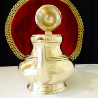 Кана,чайник 1 кг.,никелово сребро,маркирана. , снимка 7 - Антикварни и старинни предмети - 36772313