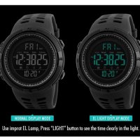⌚ Спортен мъжки водоустойчив часовник SKMEI 1251 дигитален електронен LED стилен, снимка 6 - Мъжки - 30297638
