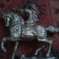 Сувенир стар кон с конник ловец  29123, снимка 6 - Декорация за дома - 37270650