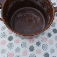 Стара английска емайлирана тенджера , снимка 4 - Съдове за готвене - 39978863