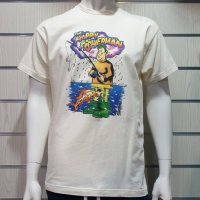 Нова мъжка забавна тениска с трансферен печат HAPPY FISHERMAN (Щастливия Рибар), снимка 7 - Тениски - 28296202