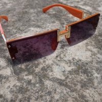 Слънчеви очила с Оранжеви рамки, снимка 1 - Слънчеви и диоптрични очила - 42379955