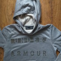Under Armour Women's Gray Foil Fleece Sweater Hoodie - страхотно дамско горнище , снимка 7 - Спортни екипи - 40855249