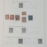 Албум марки Великобритания с първата напечатана марка, снимка 8 - Филателия - 42911624