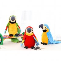 Плюшен говорещ папагал Арчи, снимка 2 - Плюшени играчки - 35129054