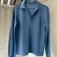 Скъпа блуза PETER HAHN,100%нежен меринос, снимка 6 - Блузи с дълъг ръкав и пуловери - 31459275