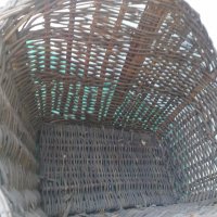 Голяма плетена кошница, снимка 5 - Градински мебели, декорация  - 30238309