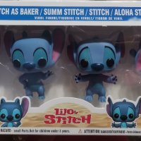 4 големи Стич Stitch големи пластмасови фигурки играчки фигурка играчка за игра и торта, снимка 1 - Фигурки - 44479639