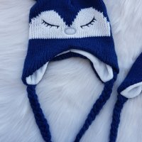 Детска зимна шапка 3-7 години, снимка 5 - Шапки, шалове и ръкавици - 35447815