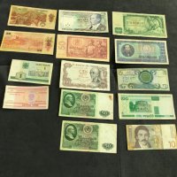 чужди банкноти излязли от обръщение 14 бр., снимка 1 - Нумизматика и бонистика - 31224908