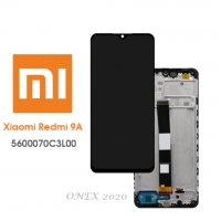 Нов 100% Оригинален LCD Дисплей + Тъч скрийн + Рамка за Xiaomi Redmi 9A, снимка 1 - Резервни части за телефони - 37264610