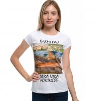 Нова дамска тениска с дигитален печат крепостта "Баба Вида", гр. Видин, снимка 13 - Тениски - 29964825