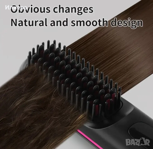 Безжична четка за изправяне на коса, снимка 1