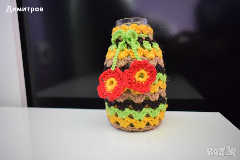 Красиви ръчно плетени вази, снимка 1