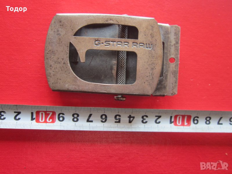 Страхотна бронзова тока катарама за колан, снимка 1