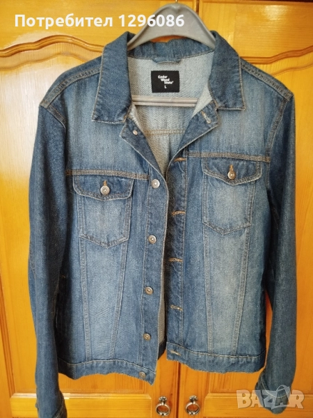 Мъжко дънково яке L, снимка 1