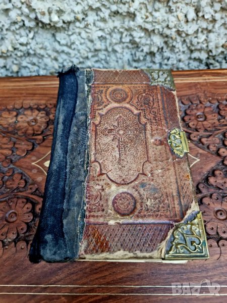 Антикварна Немска Католическа Библия Германия- "1800г 19 Век ", снимка 1